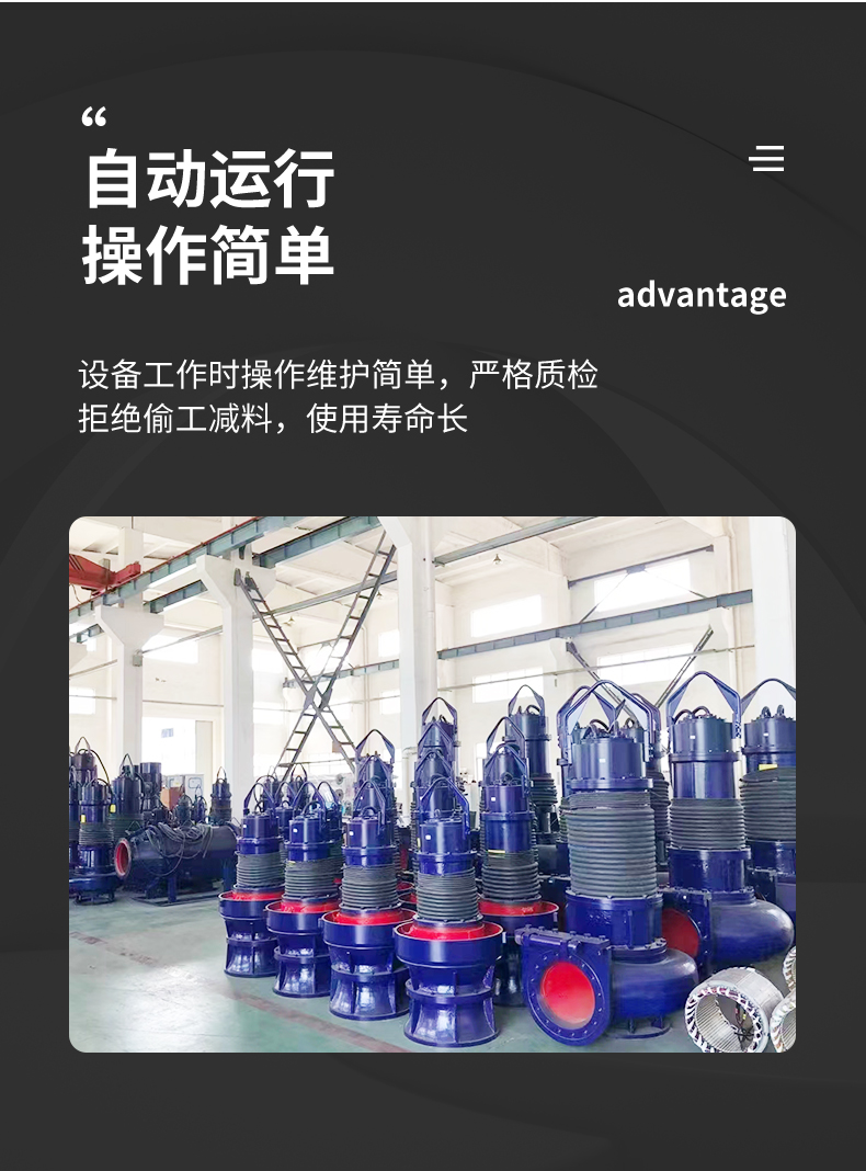 Water displacement Axial-flow pump flood control and drought relief mixed flow pump rainstorm drainage drainage pump Ganhong customized