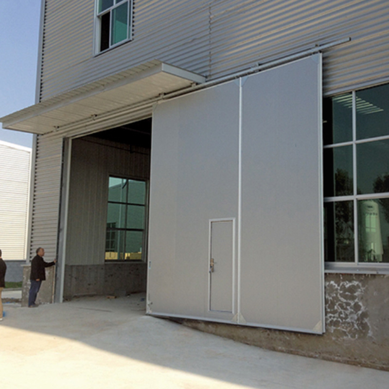 Wholesale supply of electric manual industrial sliding door, Sliding door, warehouse workshop, color steel sandwich panel insulation door