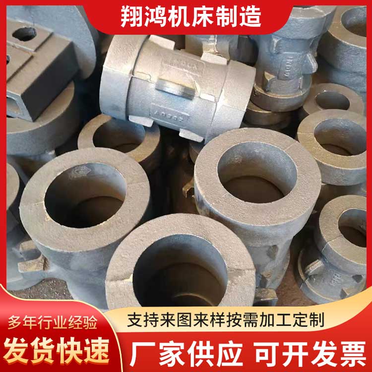 Spheroidal graphite QT500 cast iron casting resin sand cutting artificial aging casting machine tool column castings in the foundry