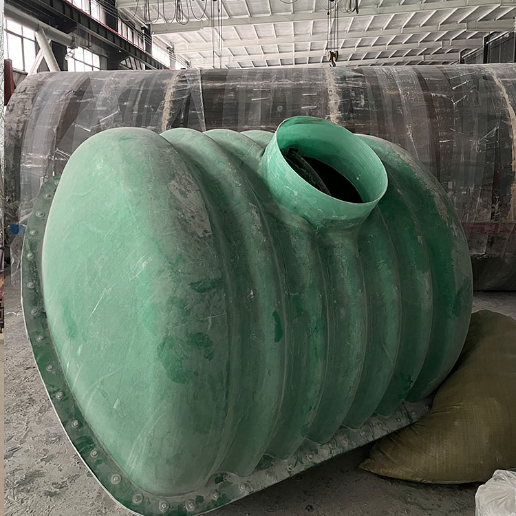 FRP septic tank manufacturer oil separator mechanically wound integrated wastewater tank