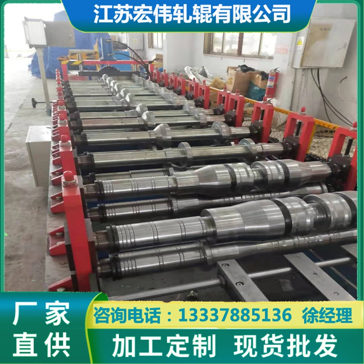 Color Steel Tile Forming Machine Cold Storage Plate Mold Roll Two Layer Three Layer Tile Pressing Machine Cold Bending Forming Equipment