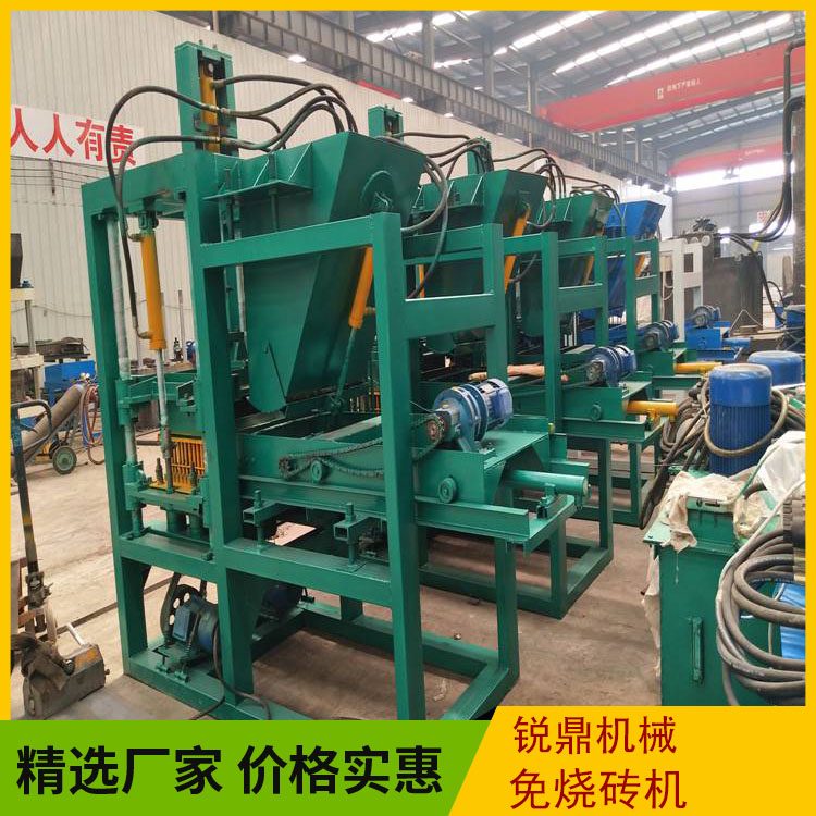 Non burning block brick machine, hydraulic cement brick equipment, concrete cushion block machine, Ruiding Machinery