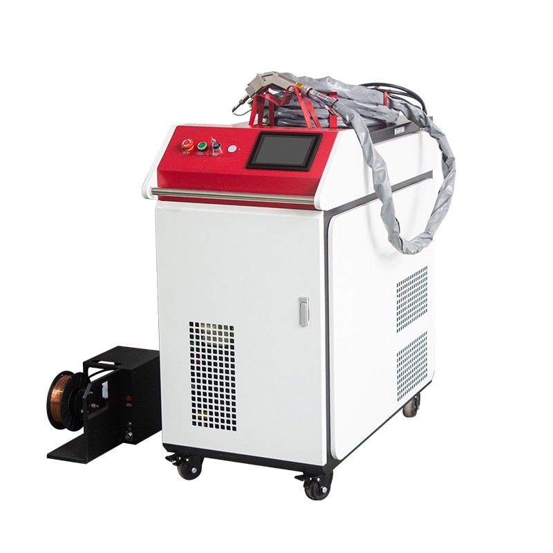 Laser welding handheld device 1500W automatic spot welding of metal, steel, aluminum alloy, round pipes, stainless steel