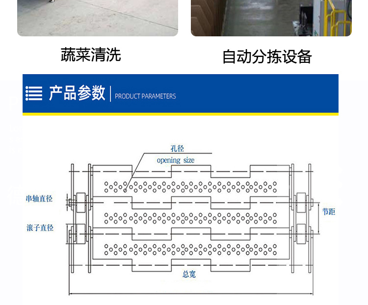 Xinchanghui produces and produces stainless steel punching conveyor chain plates with drying plates, horizontal blocking edges, skirt edges, chain plate nets