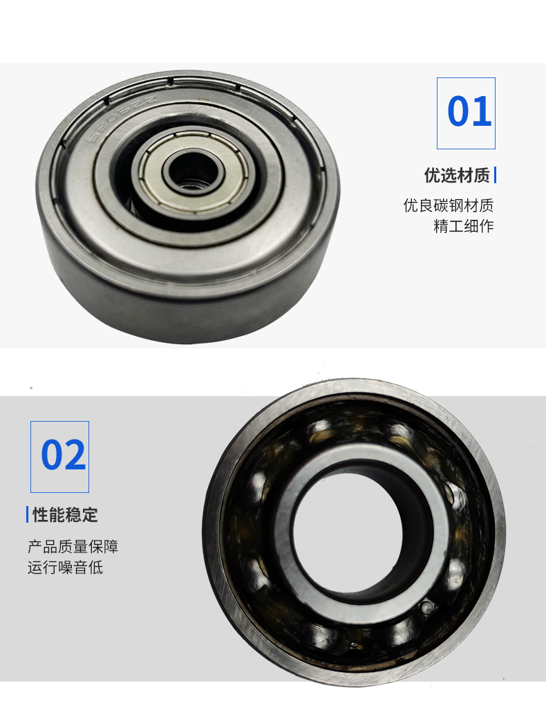 6201/RSZZ high carbon steel low speed deep groove ball bearings for universal wheels of small carts are directly sold by the factory