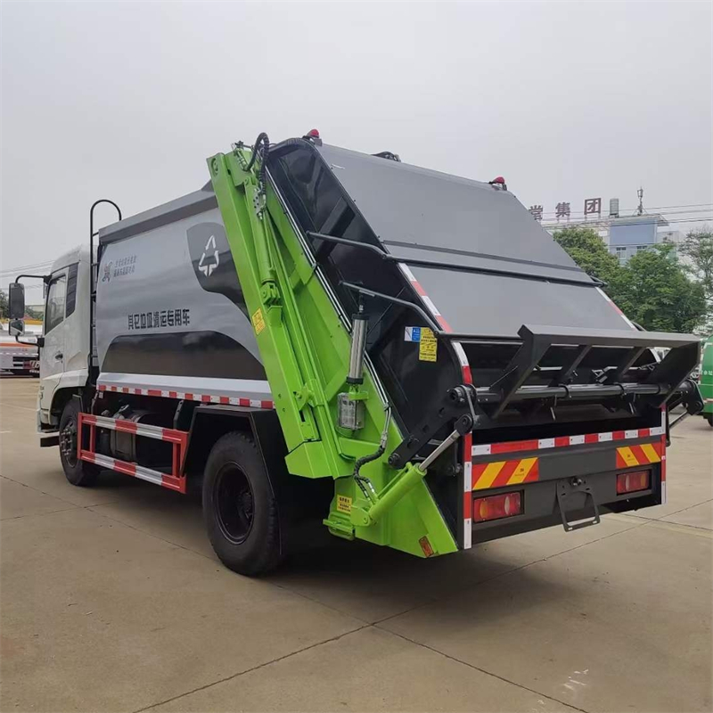 More discounts for second-hand existing cars of domestic waste cleaning vehicles loaded with 9 tons of compressed Garbage truck