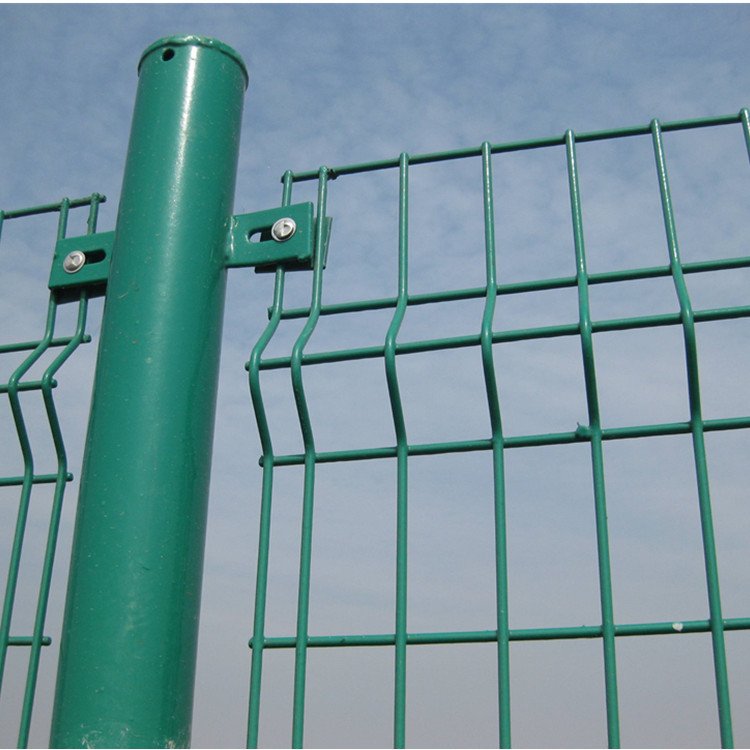 Railway airport high-speed protection wire frame guardrail enclosure protection green frame net fence