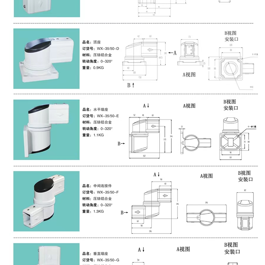 Machine tool cantilever operation box CNC interface panel control boom box control box component Jingyu