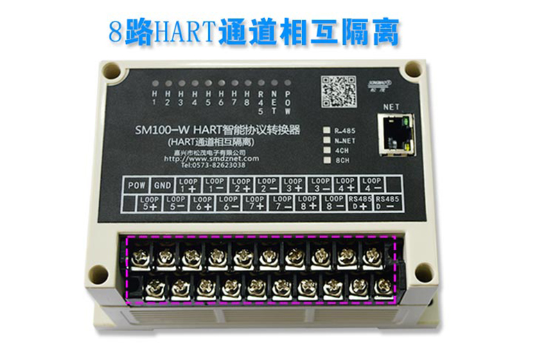 HART to MODBUSTCP IP protocol hart to 485 gateway SM100-W-N-4