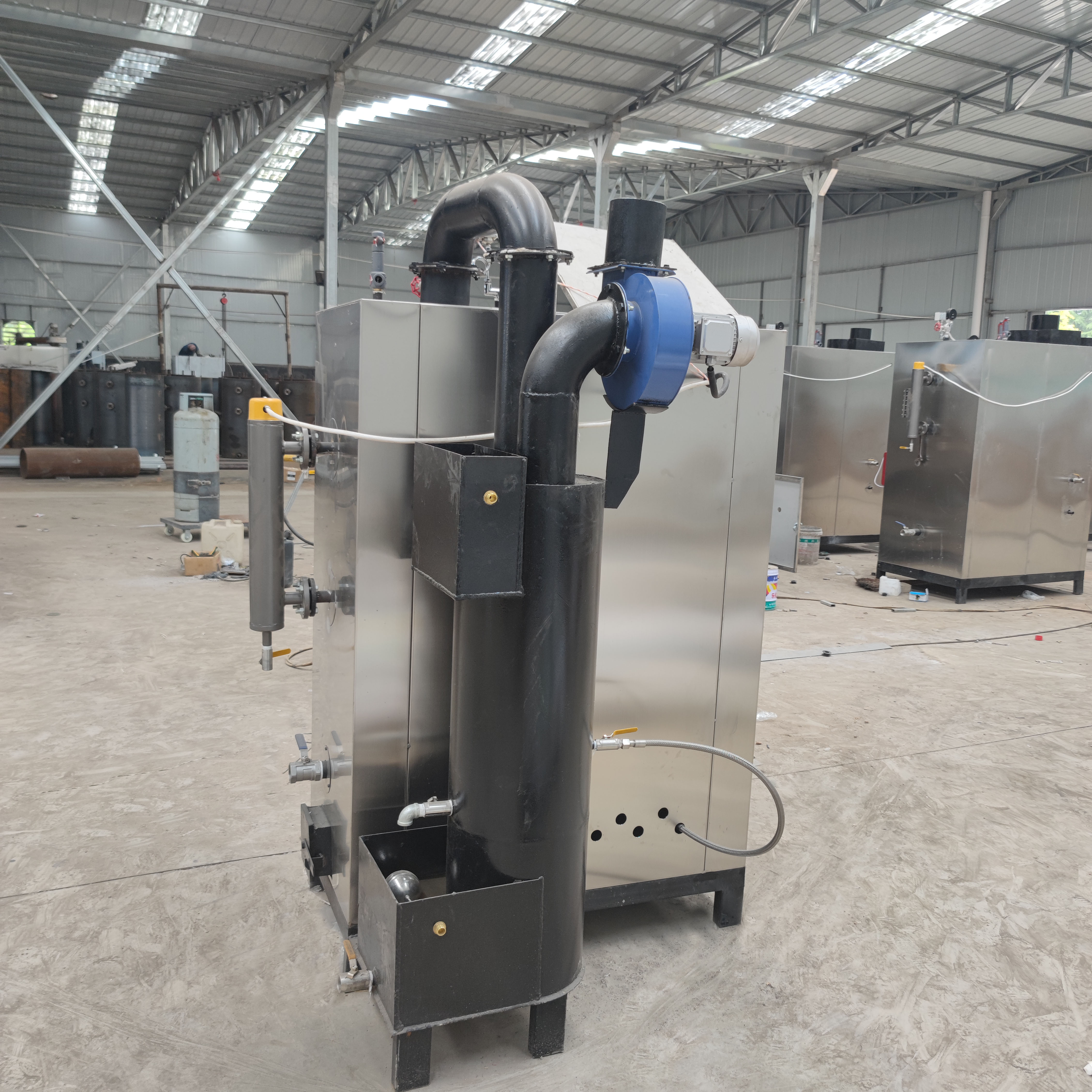 0.2 ton granular steam boiler, coal and firewood general high-temperature sterilization steam box, boiler, full-automatic Steam engine