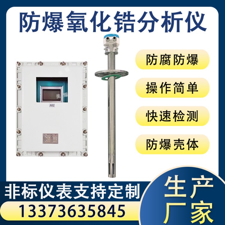 防爆氧化锆分析仪锅炉烟道氧含量检测仪耐高温