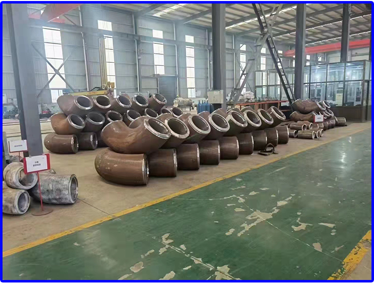 Elbow wear-resistant high-pressure power plant chemical and petrochemical pipeline pressing, pushing, butt welding, large diameter