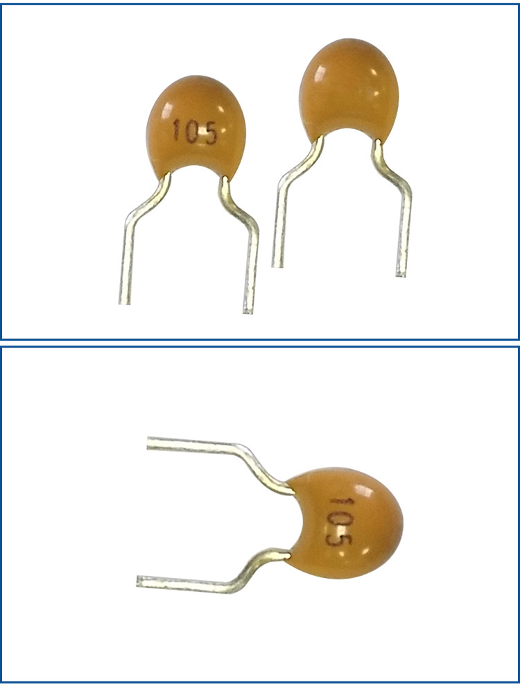 Brown inline monolith capacitor 683K 473K474K 105K 103K 50V-100V Ceramic capacitor X7R