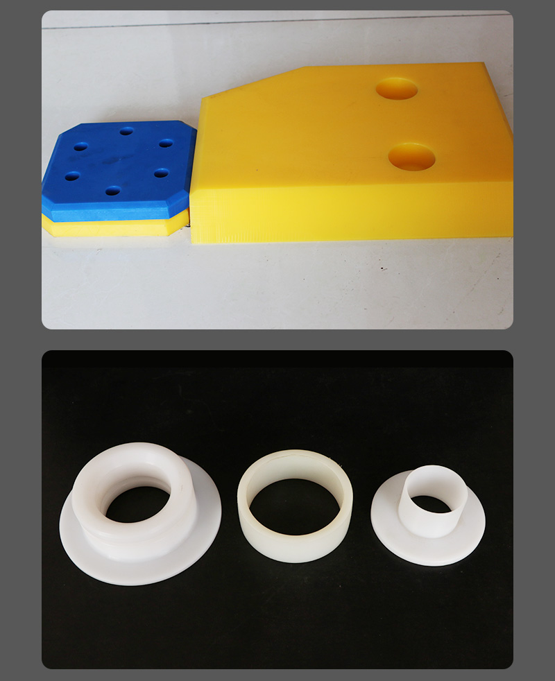 Polymer polyethylene plastic sheet, PE silent gear, nylon pulley, wear-resistant plastic irregular parts, Baizhi manufacturer