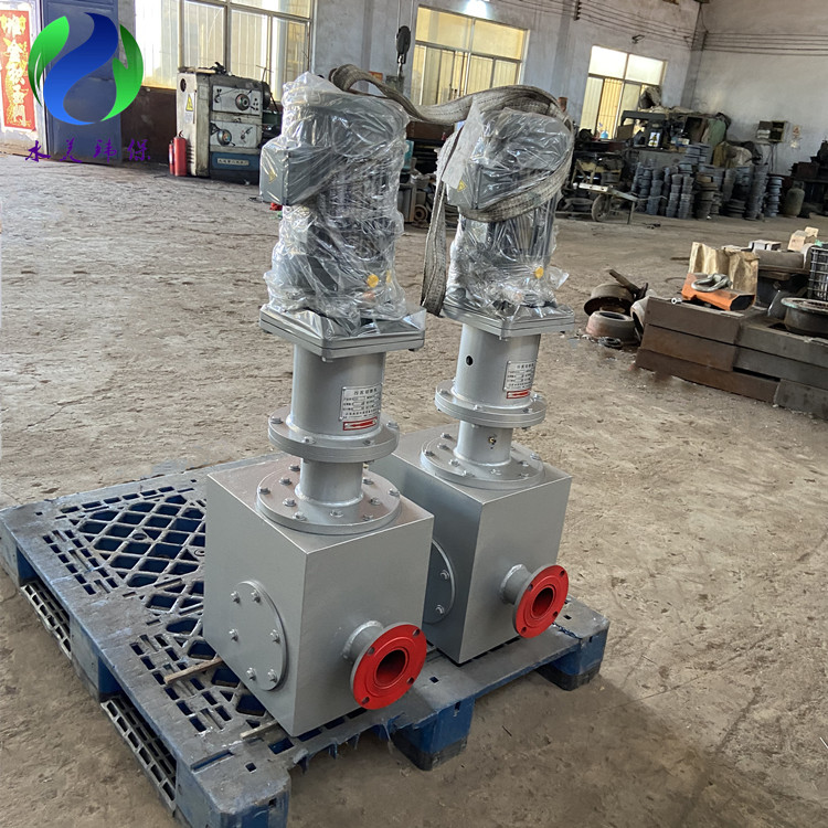 DQG-80 sludge cutting machine sludge chopper pipeline flange connection sludge cutting chopper