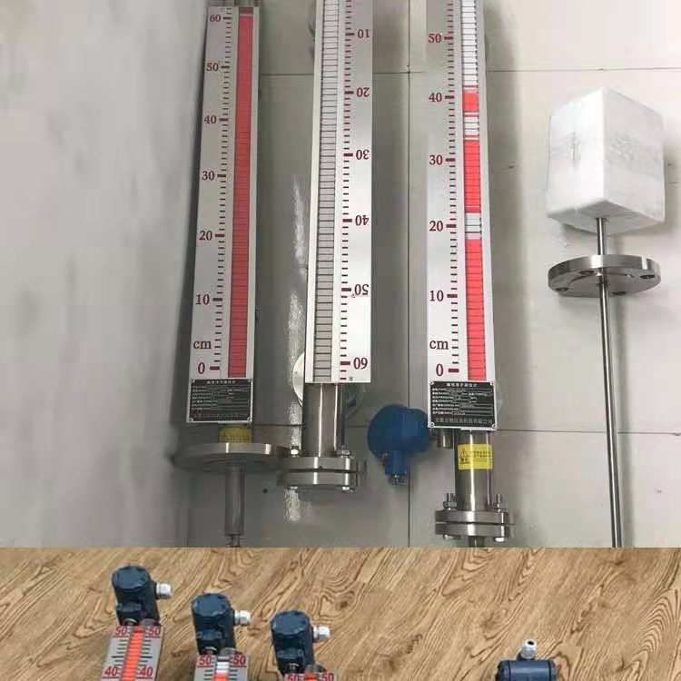 Anti corrosion boiler water level gauge top mounted/side mounted magnetic flap Level sensor can be customized and visually displayed by the manufacturer