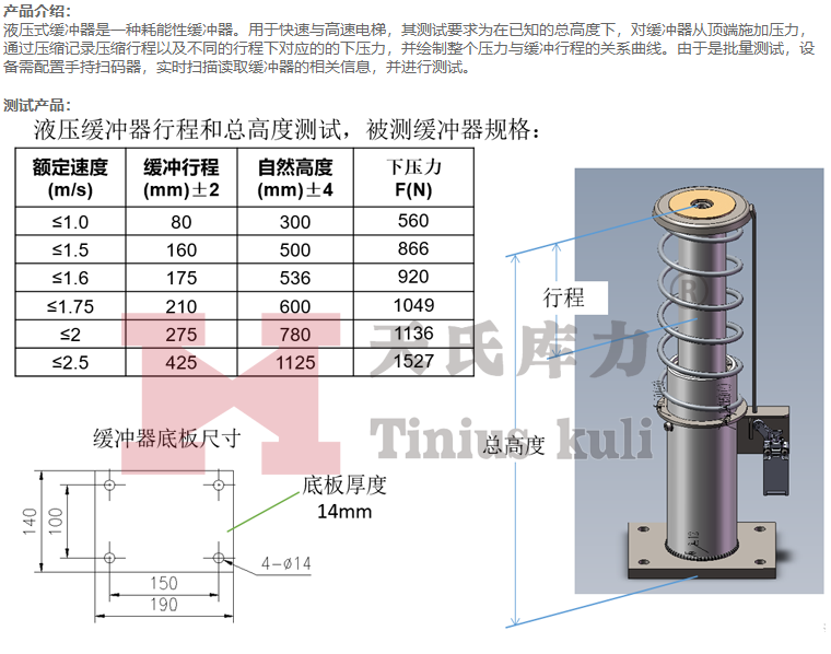 Hydraulic buffer pressure testing machine Pressure testing machine Compressive strength testing machine