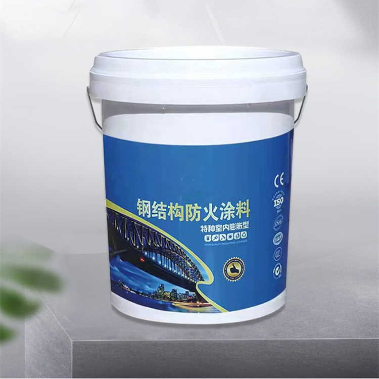 Steel structure fireproof coating, cable tunnel water-based paint, thick and thin type, expansion type, produced by Yuanda Mining