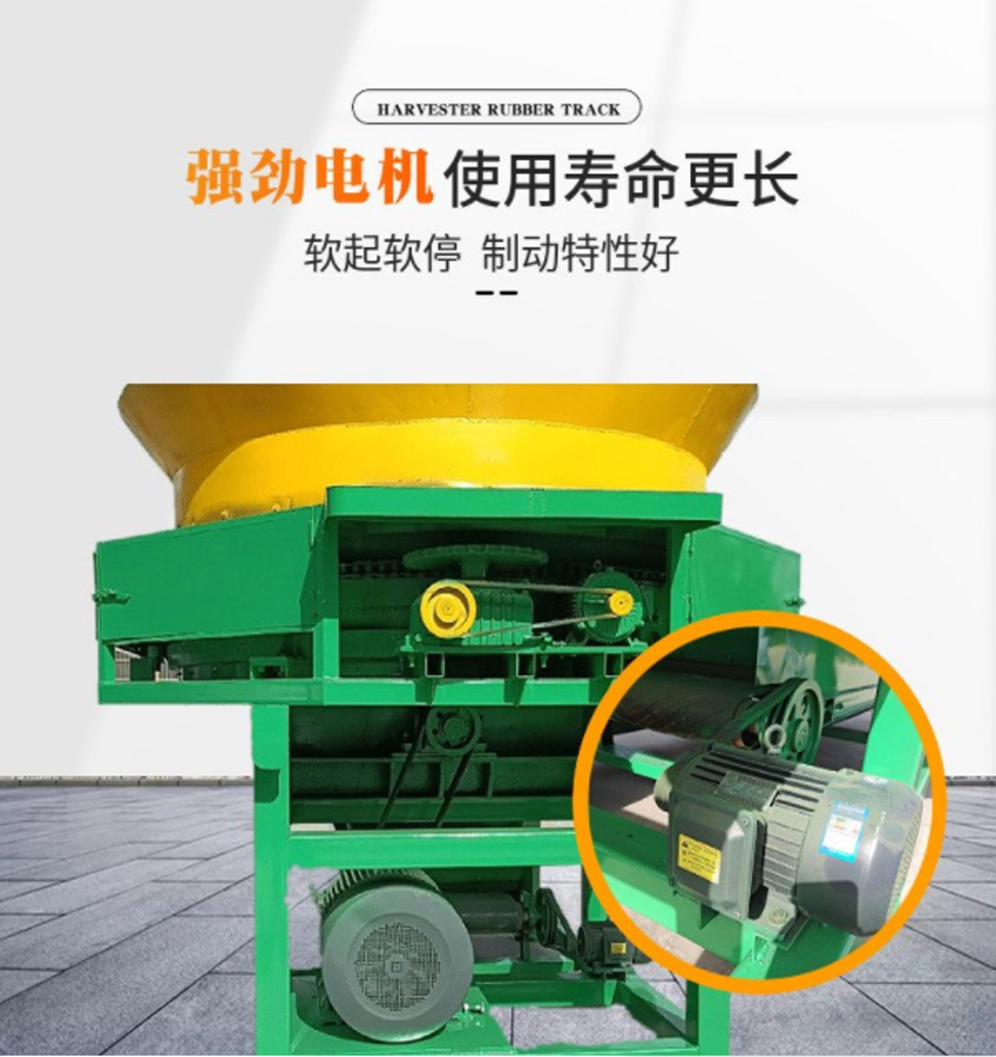 Disk crusher, forklift loading, high-efficiency crusher, green storage straw powder machine