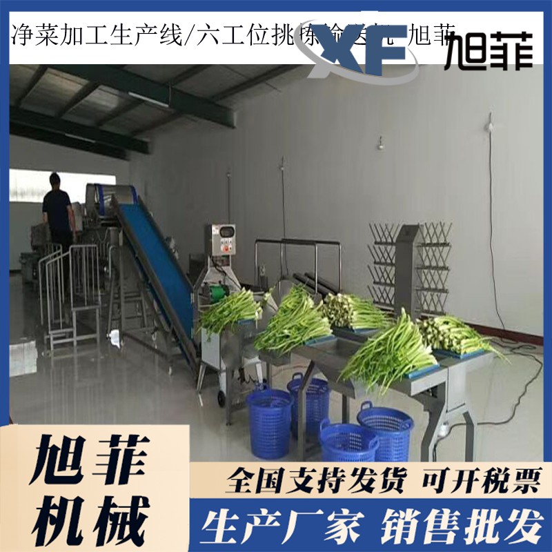 Pre packaged vegetable cleaning equipment Vacuum packaging vegetable equipment Central kitchen vegetable distribution vegetable cleaning equipment Xufei