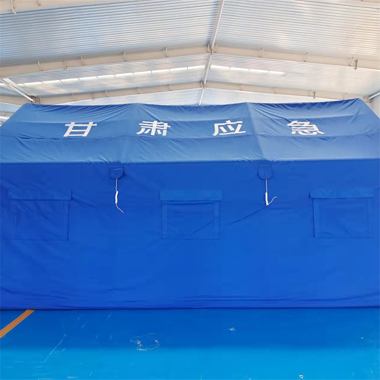 Jingcheng Blue Emergency Tent Customized Humanistic Design, Wind, Rain, Moisture, UV Resistant, Durable