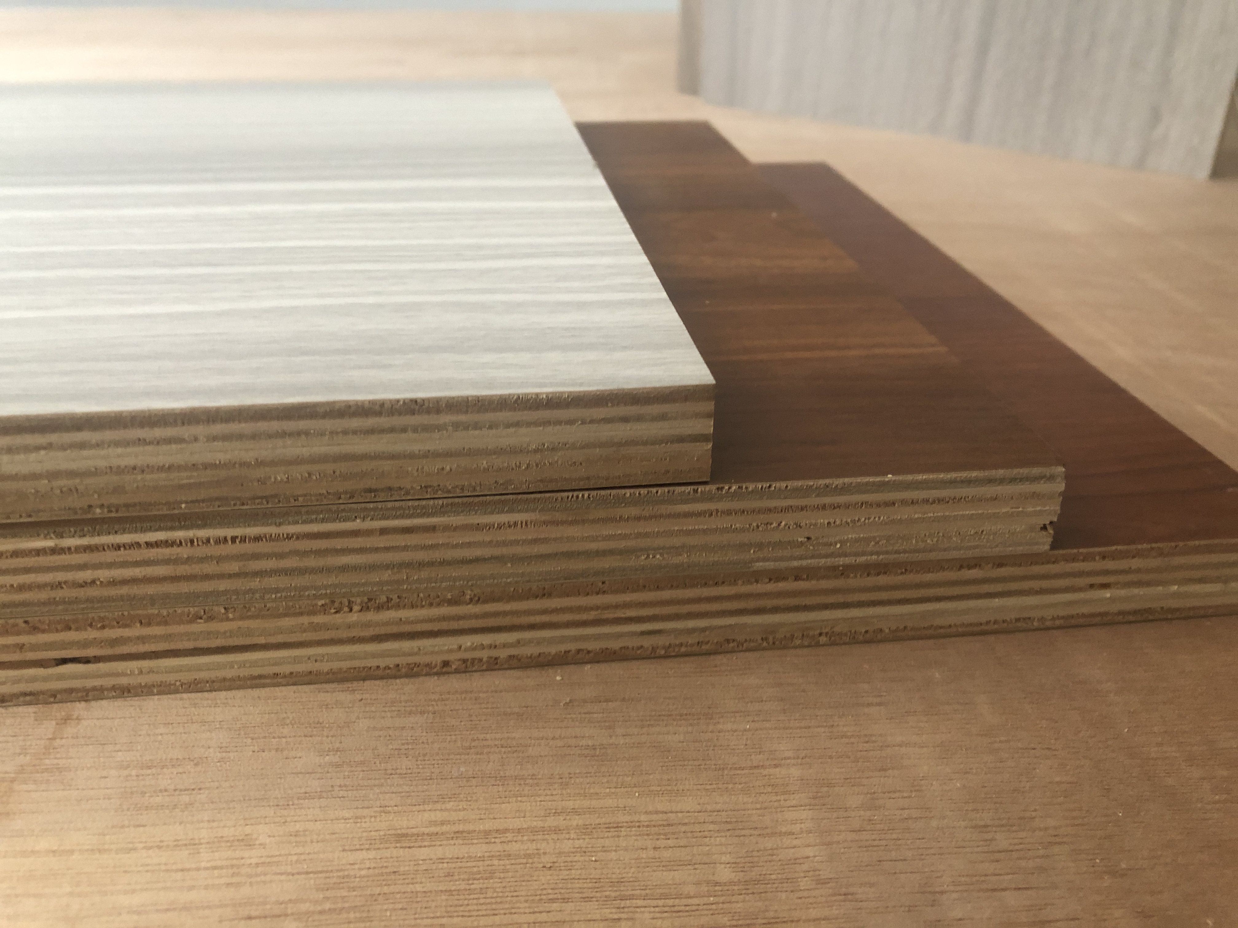 Full eucalyptus solid wood multi-layer board, paintless board, E0 grade ecological board veneer board, wardrobe and cabinet