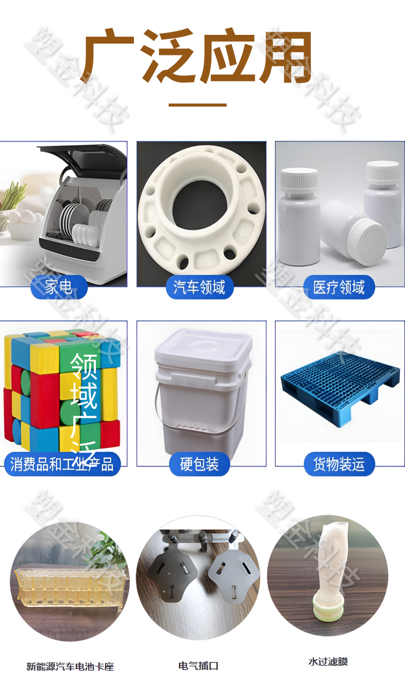 PFA Juhua JD-25 injection grade high-temperature resistant automotive components, chemical resistant pipes, thin-walled products