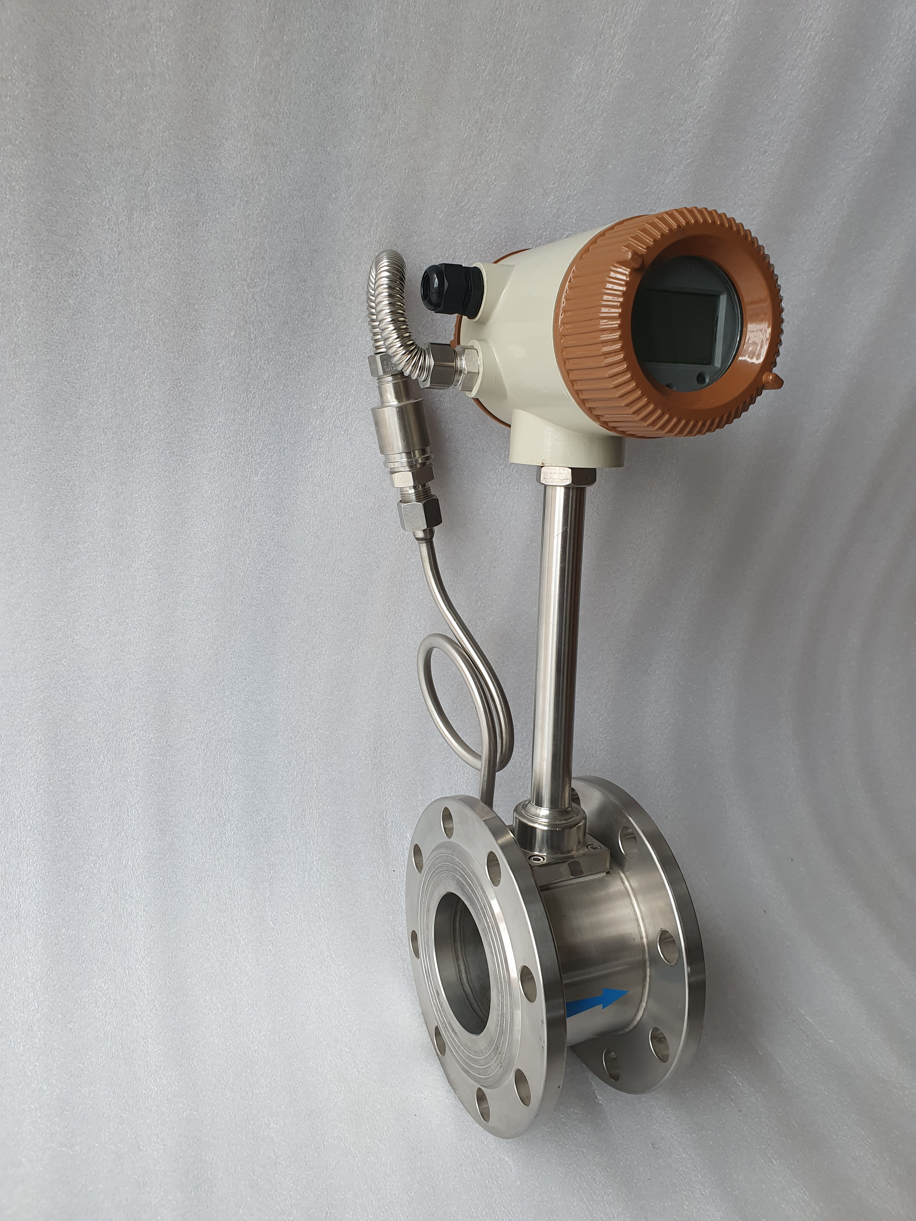 LUGB Intelligent Vortex Street Flowmeter with Clamp Type Temperature and Pressure Compensation Insertion Type Steam Gas Liquid