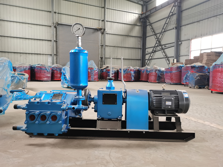 Yuzhou Machinery BW150 Horizontal Triplex Reciprocating Single Cylinder Mud Pump with Eight Different Flowrates and Pressures