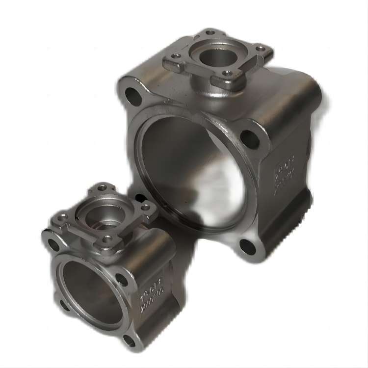 Ball valve precision casting, stainless steel insulation valve blank precision casting, medium temperature wax process, cast steel pouring, customized according to the drawing