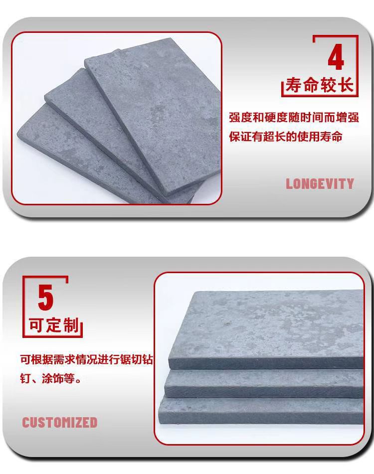 Supply of Asbestos free Fiber Cement Board Ette Board Meiyan Carved Plate for Southwest China