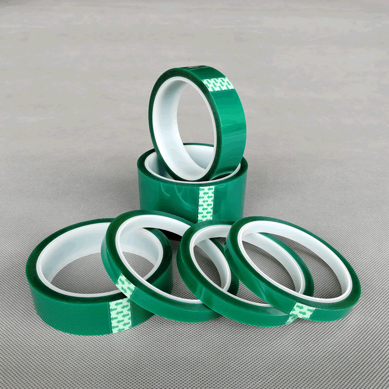 PET Green High Temperature Adhesive Tape Compound Fluorine Plastic Release Film PET Green Adhesive Fluorine Film Silicon Adhesive Tape Special Release Film