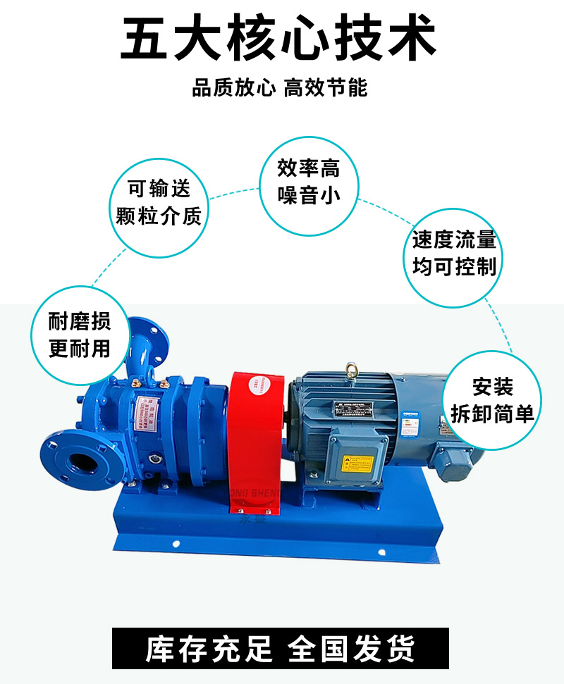 Wholesale LZB piston rotor pump, rubber coated cam pump, cast iron spiral sludge pump by manufacturer