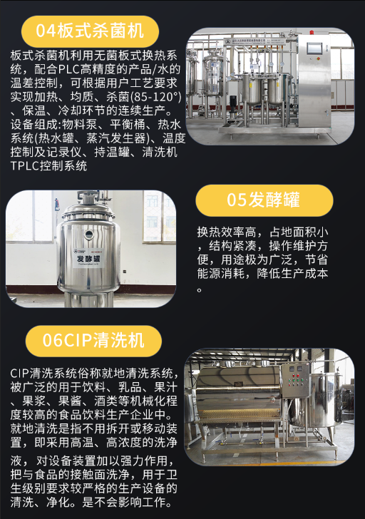 Thick yogurt processing equipment Large pasteurized milk processing line Full automatic skimmed milk powder production line