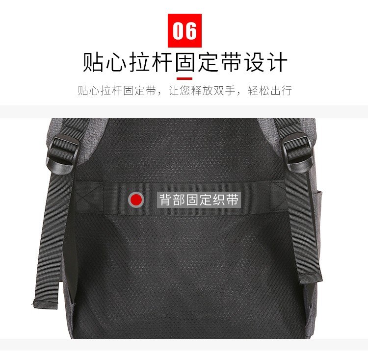 【 Customized 】 Men's backpack with large capacity and multifunctional laptop backpack for students