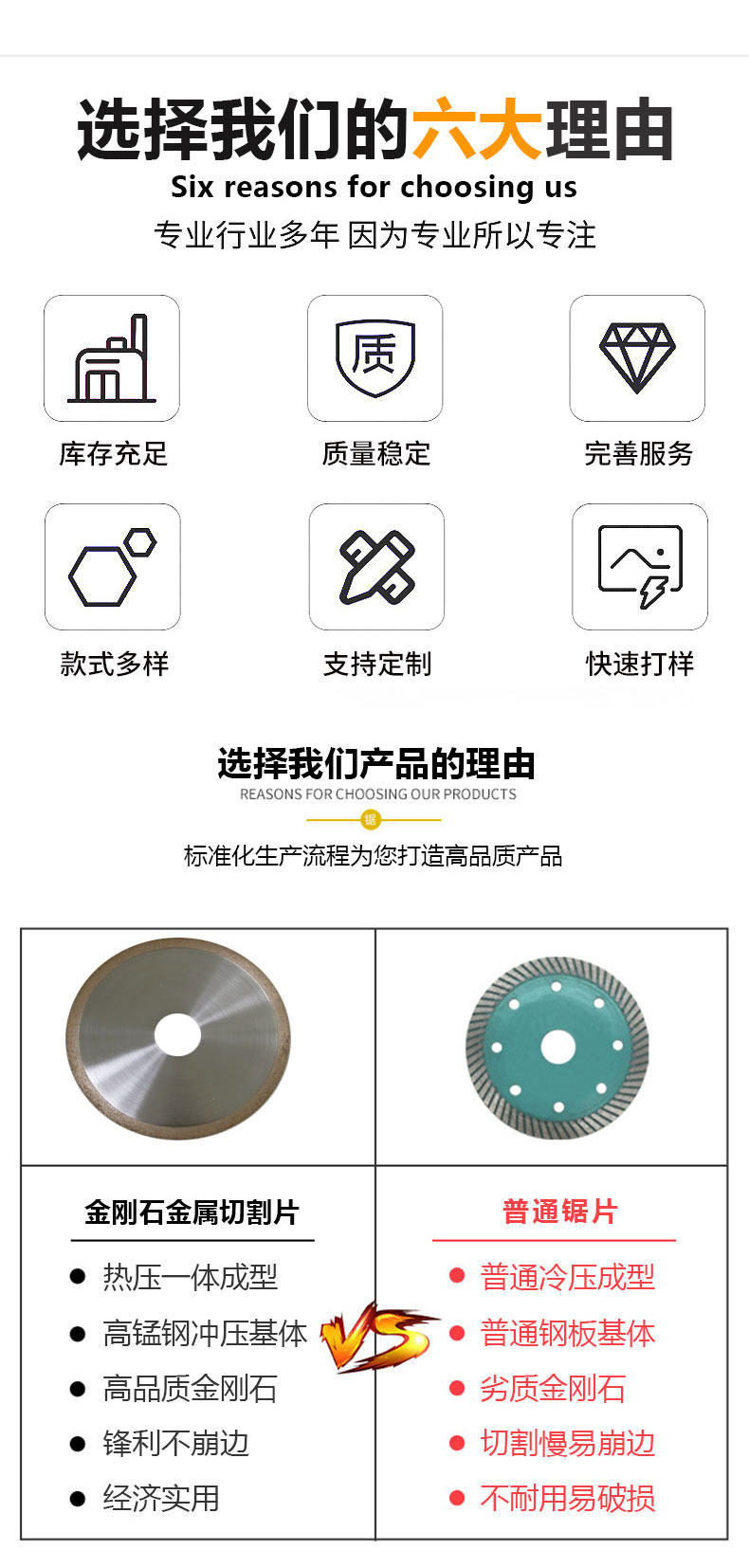 Special cutting blade for diamond and sapphire, bronze sintered blade, diamond saw blade