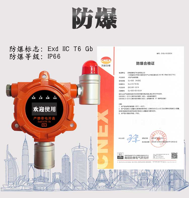 Chenjing toxic gas detection alarm, nitrogen dioxide detection alarm, gas detector