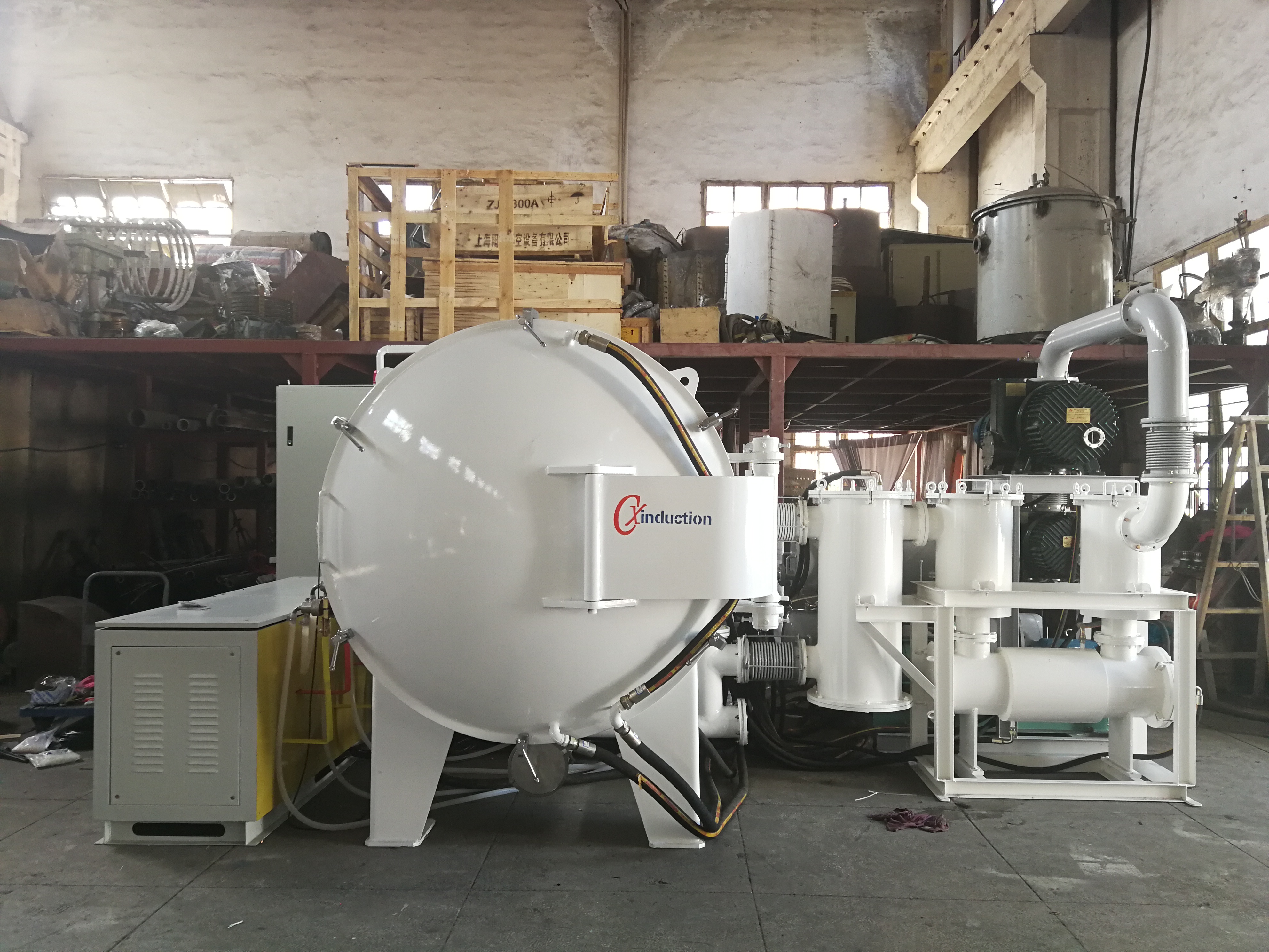 Chenxin Cx induction high-temperature vacuum carbonization furnace composite material carbonization heating process intermittent carbonization