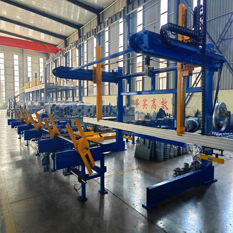 Automatic material receiving and stacking machine, fully automatic CZ steel equipment, matched with color steel tile pressing machine