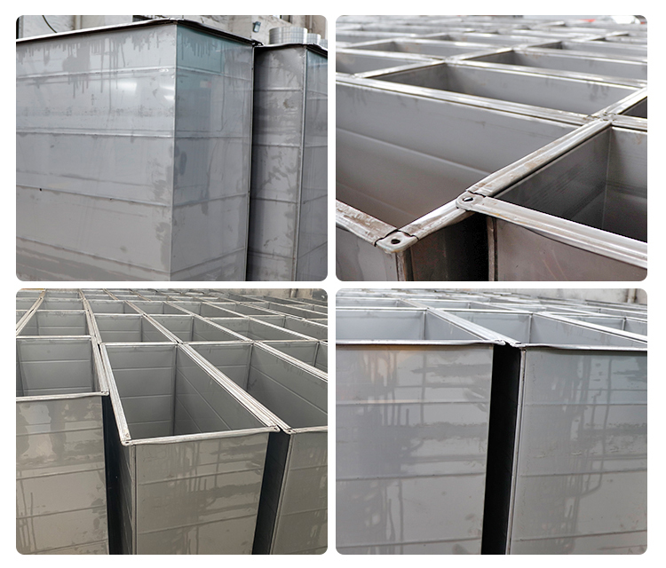 Supply of a complete set of rectangular smoke exhaust pipes for the processing of common plate flange air ducts, ventilation and fire protection pipelines