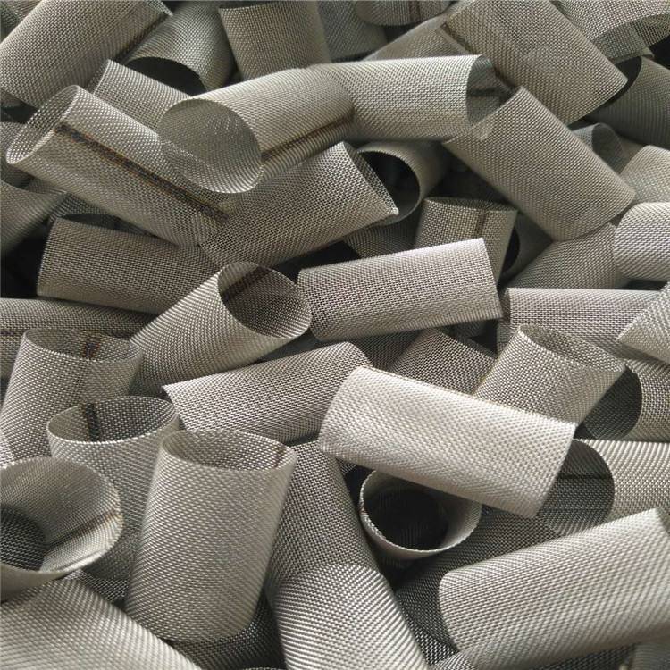 Deep processing of stainless steel wire mesh, mesh tube, mesh tube, woven mesh tube, sand prevention tube, petroleum filtration manufacturer direct sales