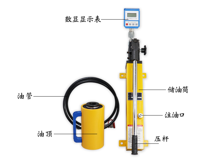 Anchor rod pull-out instrument, tension meter, steel bar planting instrument, chemical anchor bolt, digital display, LCD bolt, steel bar anchor, pulling tool, Ningke