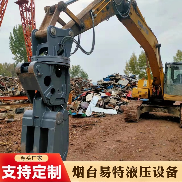 Japanese style steel grabbing machine for scrap steel recycling and processing is suitable for a wide range of applications and has a large gripping force