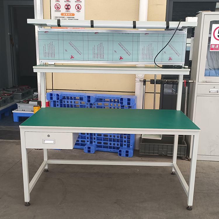 Anti static work table inspection bench with various specifications can be customized for employee operation and testing