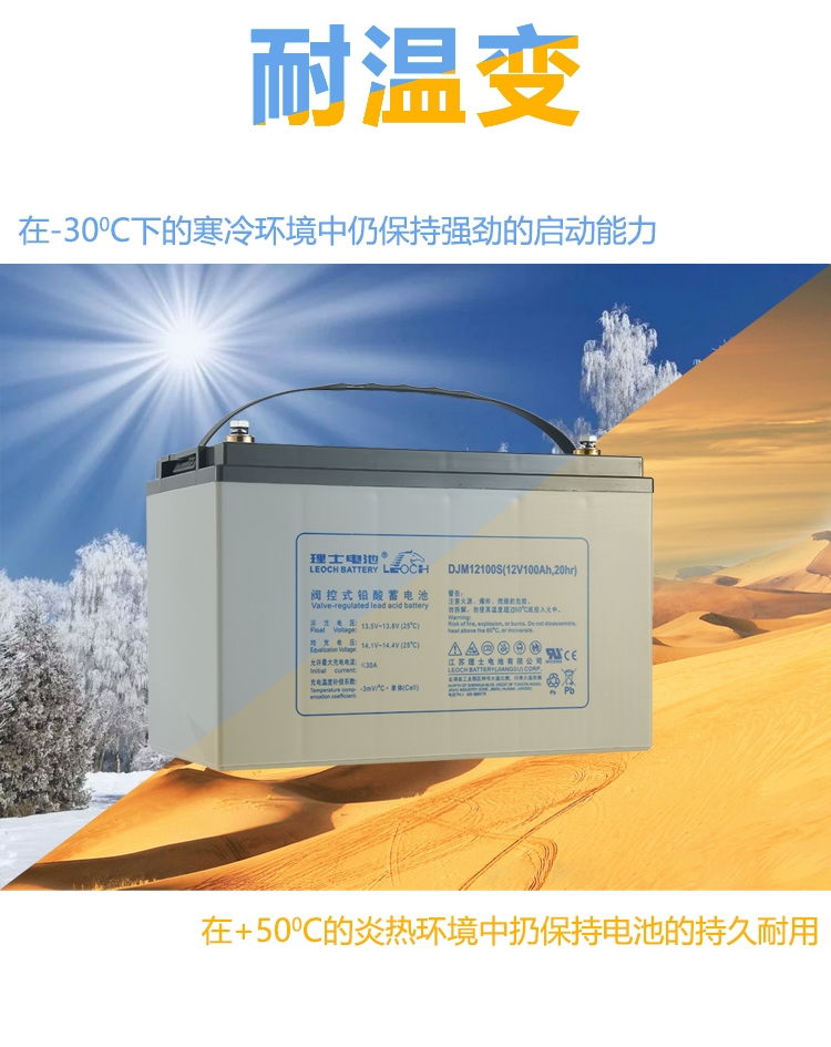 LEOCH Lishi Battery DJ300 Capacity 2V300AH Flame-retardant Housing Wholesale