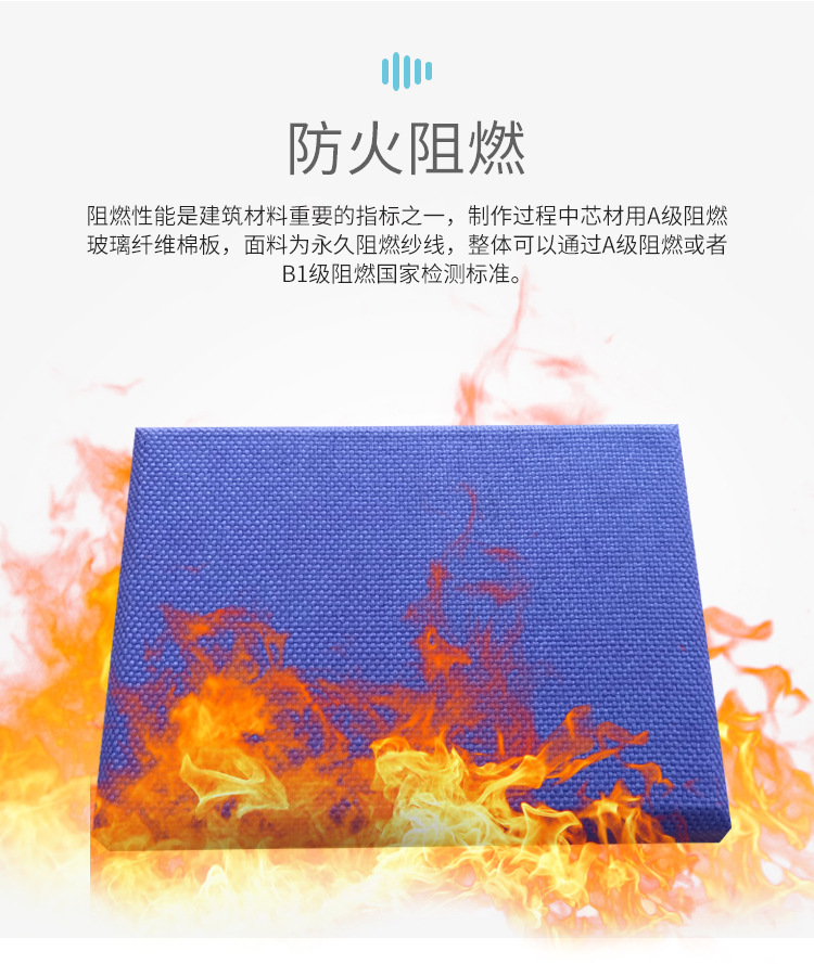 Indoor piano room leather fabric soft bag sound-absorbing board B1, fireproof, moisture-proof, flame retardant, and durable