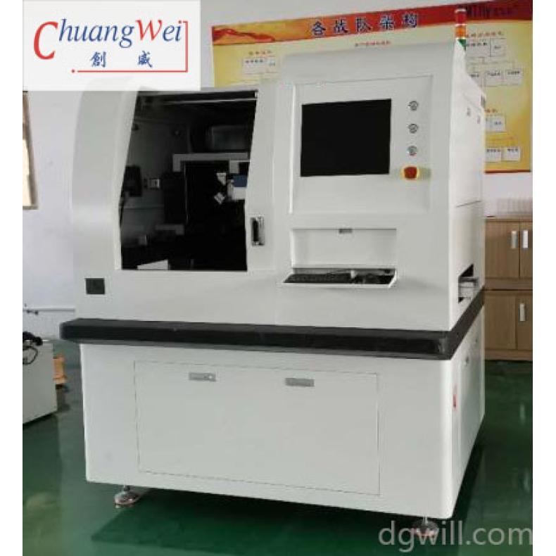 Online laser fully automatic dividing machine CCD visual positioning software is simple and easy to learn