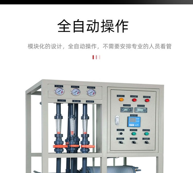 Maintenance of membrane stack of Clarison Ultrapure water EDI module direct drinking post deionization filtration two-stage reverse osmosis equipment