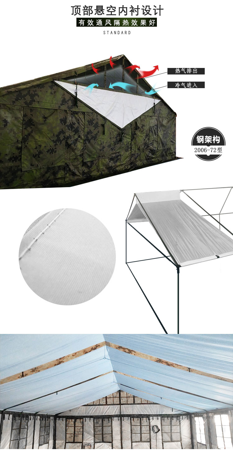 Jingcheng Restaurant Tent Outdoor Camping Activity Sunshade Waterproof and Rainproof Construction Site Only