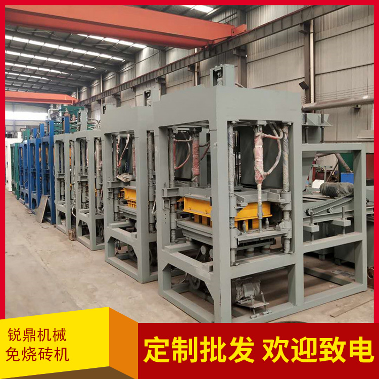 QT10-15 Large Hydraulic Hollow Brick Machine Fully Automatic Burn Free Brick Production Line Ruiding Machinery